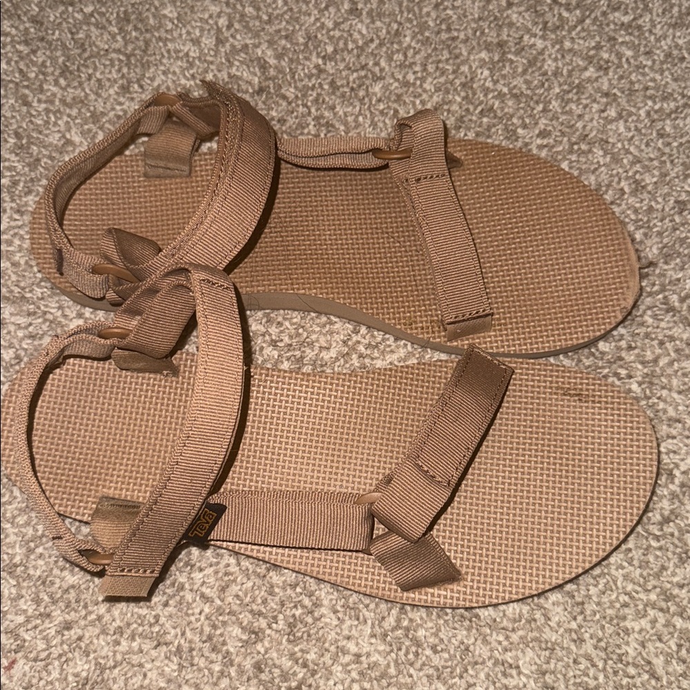Tan Teva Sandals